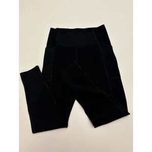 girlfriend collective Black High-Waist Leggings